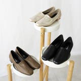 日本製 ストレッチ シンプル スリッポン ローヒール 幅広 | SHOE FANTASY | 詳細画像3 