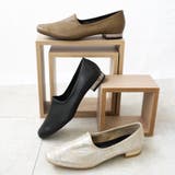 日本製 ストレッチ シンプル スリッポン ローヒール 幅広 | SHOE FANTASY | 詳細画像6 