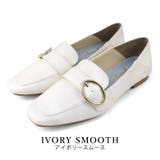 ivoryスムース | 日本製 バックルベルト ローファー 晴雨兼用 レイン | SHOE FANTASY