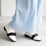 日本製 スクエアトゥ グログランリボン レインローファー 晴雨兼用 | SHOE FANTASY | 詳細画像33