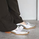 日本製 スクエアトゥ グログランリボン レインローファー 晴雨兼用 | SHOE FANTASY | 詳細画像46