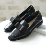 日本製 スクエアトゥ グログランリボン レインローファー 晴雨兼用 | SHOE FANTASY | 詳細画像21