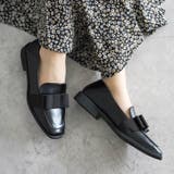 日本製 スクエアトゥ グログランリボン レインローファー 晴雨兼用 | SHOE FANTASY | 詳細画像23