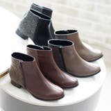 秋冬新作 ショートブーツ バイカラー | SHOE FANTASY | 詳細画像8