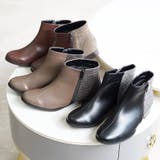 秋冬新作 ショートブーツ バイカラー | SHOE FANTASY | 詳細画像9