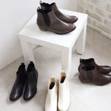 秋冬新作 サイドゴアショートブーツ 消音ヒール | SHOE FANTASY | 詳細画像8 
