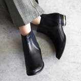 秋冬新作 サイドゴアショートブーツ 消音ヒール | SHOE FANTASY | 詳細画像18 