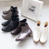 秋冬新作 サイドゴアショートブーツ 消音ヒール | SHOE FANTASY | 詳細画像9 