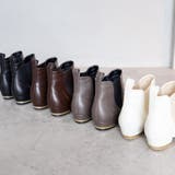 秋冬新作 サイドゴアショートブーツ 消音ヒール | SHOE FANTASY | 詳細画像12 