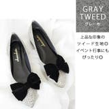 日本製 取り外し可能 2way リボン パンプス  晴雨兼用 レイン | SHOE FANTASY | 詳細画像27 