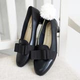 日本製 ラウンドトゥ グログランリボン オペラ レインパンプス 晴雨兼用 | SHOE FANTASY | 詳細画像18 