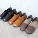 日本製 スリット カジュアル ソフト シューズ 幅広 ゆったり | SHOE FANTASY | 詳細画像2 