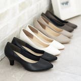 晴雨兼用 日本製 レイン ポインテッド パンプス 6cmヒール 走れるパンプス | SHOE FANTASY | 詳細画像3 