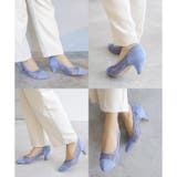 日本製 ポインテッド チュールパンプス 6cmヒール 花柄 水玉 合皮 | SHOE FANTASY | 詳細画像31 