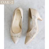 日本製 ポインテッド チュールパンプス 6cmヒール 花柄 水玉 合皮 | SHOE FANTASY | 詳細画像32 