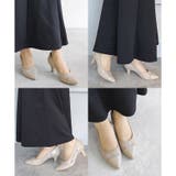 日本製 ポインテッド チュールパンプス 6cmヒール 花柄 水玉 合皮 | SHOE FANTASY | 詳細画像35 