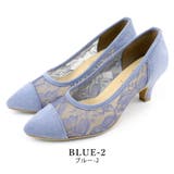 日本製 ポインテッド チュールパンプス 6cmヒール 花柄 水玉 合皮 | SHOE FANTASY | 詳細画像6 