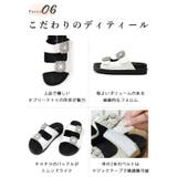 日本製 ダブルビジュー フラットサンダル 痛くない 柔らかい | SHOE FANTASY | 詳細画像13