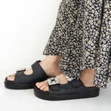 日本製 ダブルビジュー フラットサンダル 痛くない 柔らかい | SHOE FANTASY | 詳細画像25