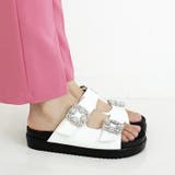 日本製 ダブルビジュー フラットサンダル 痛くない 柔らかい | SHOE FANTASY | 詳細画像31