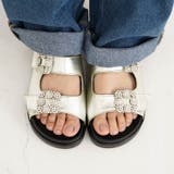 日本製 ダブルビジュー フラットサンダル 痛くない 柔らかい | SHOE FANTASY | 詳細画像37