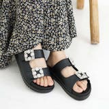 日本製 ダブルビジュー フラットサンダル 痛くない 柔らかい | SHOE FANTASY | 詳細画像23