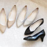 日本製 異素材切り替え デザインカットパンプス 晴雨兼用 レイン | SHOE FANTASY | 詳細画像2 
