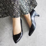 日本製 異素材切り替え デザインカットパンプス 晴雨兼用 レイン | SHOE FANTASY | 詳細画像12 