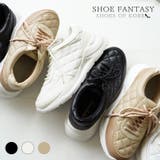 キルティング ラメ スニーカー ボリュームソール 厚底 | SHOE FANTASY | 詳細画像1 