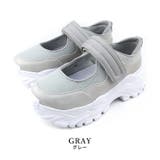 gray | 厚底 メリージェーン シューズ ストラップ ボリュームソール スタイルアップ | SHOE FANTASY