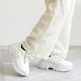 厚底 レースアップ シューズ ダッドスニーカー ボリュームソール | SHOE FANTASY | 詳細画像19 