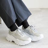 厚底 レースアップ シューズ ダッドスニーカー ボリュームソール | SHOE FANTASY | 詳細画像22 