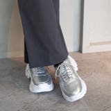 厚底 レースアップ シューズ ダッドスニーカー ボリュームソール | SHOE FANTASY | 詳細画像24 