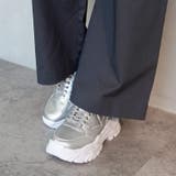 厚底 レースアップ シューズ ダッドスニーカー ボリュームソール | SHOE FANTASY | 詳細画像25 