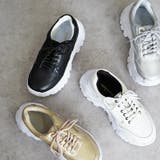 厚底 レースアップ シューズ ダッドスニーカー ボリュームソール | SHOE FANTASY | 詳細画像4 