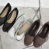 日本製 ラウンドトゥ メッシュ チュール パンプス フラット | SHOE FANTASY | 詳細画像14 