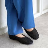 日本製 ラウンドトゥ メッシュ チュール パンプス フラット | SHOE FANTASY | 詳細画像22 
