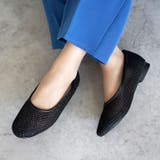 日本製 ラウンドトゥ メッシュ チュール パンプス フラット | SHOE FANTASY | 詳細画像25 