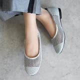 日本製 ラウンドトゥ メッシュ チュール パンプス フラット | SHOE FANTASY | 詳細画像27 