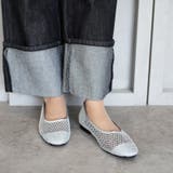 日本製 ラウンドトゥ メッシュ チュール パンプス フラット | SHOE FANTASY | 詳細画像28 