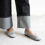 日本製 ラウンドトゥ メッシュ チュール パンプス フラット | SHOE FANTASY | 詳細画像30 