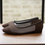 日本製 ラウンドトゥ メッシュ チュール パンプス フラット | SHOE FANTASY | 詳細画像31 