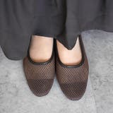 日本製 ラウンドトゥ メッシュ チュール パンプス フラット | SHOE FANTASY | 詳細画像33 