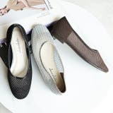 日本製 ラウンドトゥ メッシュ チュール パンプス フラット | SHOE FANTASY | 詳細画像16 