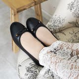 日本製 ストレッチリボンバレエシューズ 2cmヒール | SHOE FANTASY | 詳細画像12