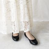 日本製 ストレッチリボンバレエシューズ 2cmヒール | SHOE FANTASY | 詳細画像16