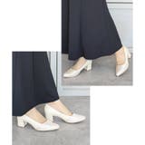 日本製 サテン切り替え パンプス 晴雨兼用 レイン | SHOE FANTASY | 詳細画像25 