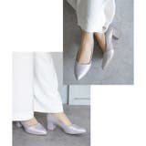 日本製 サテン切り替え パンプス 晴雨兼用 レイン | SHOE FANTASY | 詳細画像34 