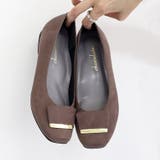 日本製 スクエアトゥ モチーフ付き フラットパンプス 晴雨兼用 レイン | SHOE FANTASY | 詳細画像16 