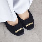 日本製 スクエアトゥ モチーフ付き フラットパンプス 晴雨兼用 レイン | SHOE FANTASY | 詳細画像13 